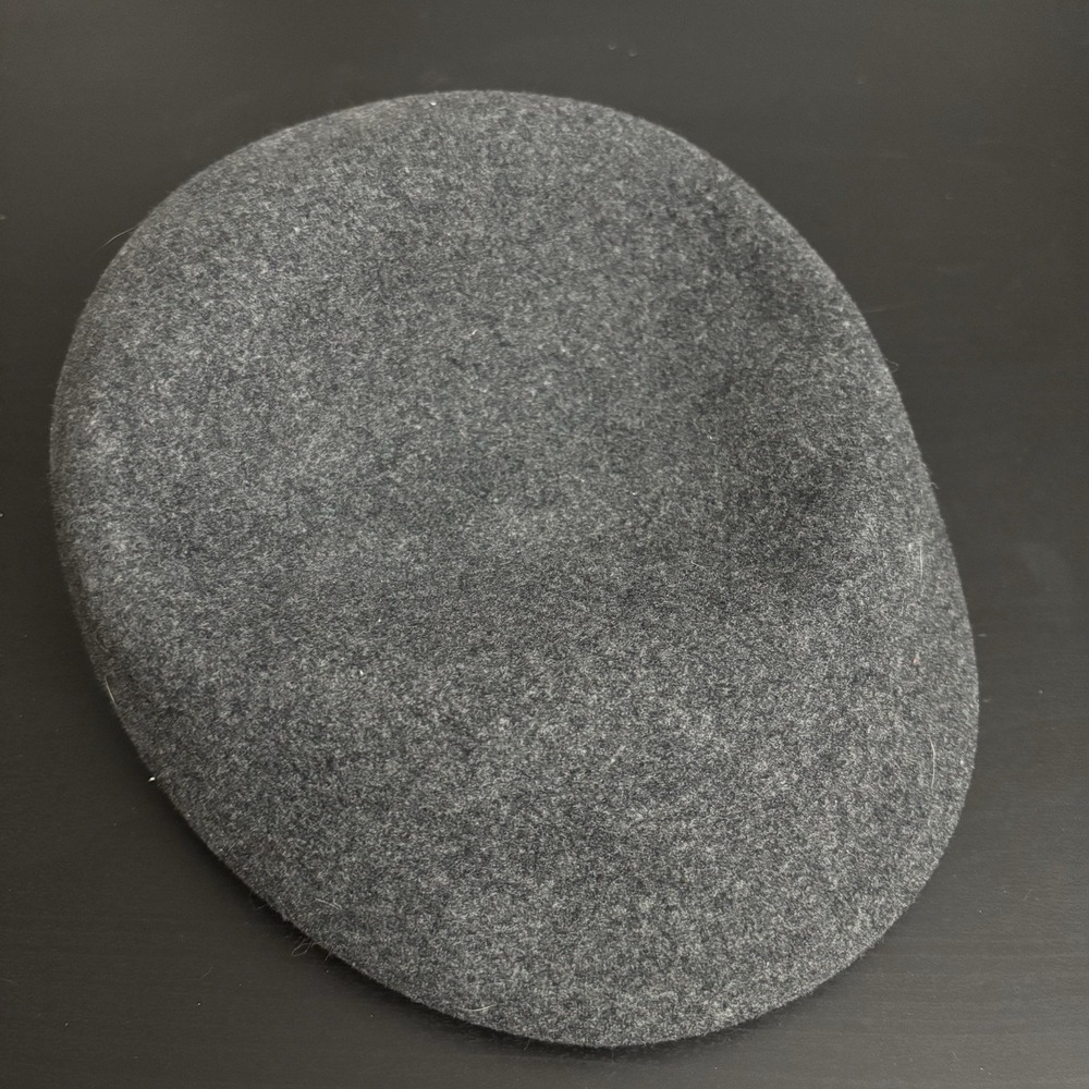 Pendleton Wool 100% Pure Virgin Wool Cabbie Hay‎ Charcoal Gray Small